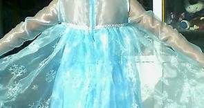 Como hacer el vestido de Elsa de Frozen , parte 2.