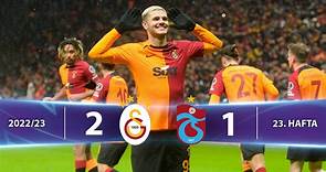 Galatasaray 2-1 Trabzonspor - Highlights/Özet | Spor Toto Süper Lig - 2022/23