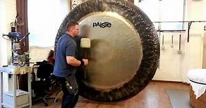 Paiste - 80" Symphonic Gong played by Paiste Gong Master Sven