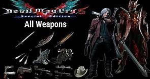 【Devil May Cry 5】Dante Moveset Showcase All Weapons, Styles, Abilities & Provocations