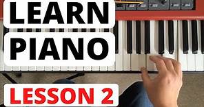 How To Play Piano for Beginners, Lesson 2 || Starting to Read Music
