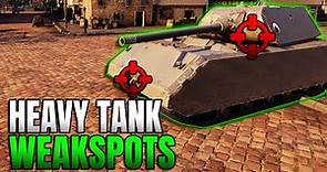ALL Heavy Tank Weakspots World of Tanks - Wot Weakspots Guide