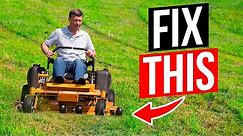 How to Fix a Mower that's Not Cutting Level