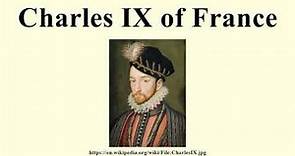 Charles IX of France