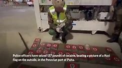 South America: Cocaine labeled with picture of a Nazi flag seized in Peru