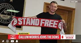 Callum Morris joins The Dons
