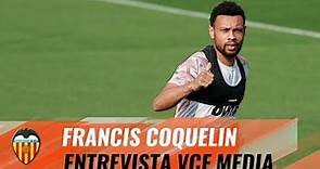 FRANCIS COQUELIN ATIENDE A VCF MEDIA TRAS EL REGRESO A LOS ENTRENAMIENTOS DEL VALENCIA CF