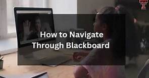 TTU K-12: Navigating Through Blackboard
