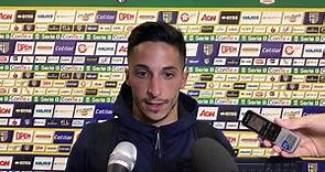 Matteo Scozzarella dopo Parma-Entella 3-1