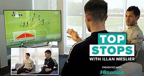 Illan Meslier analyses his goalkeeping for Leeds United | Top Stops with Hisense