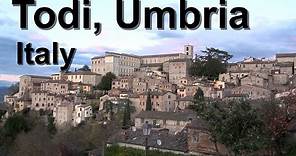 Todi, Umbria, Italy, walking tour