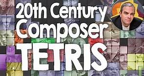 A Brief History of 20th Century Classical Music (Tetris-style)