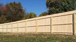How to install a Wood Stocade Fence