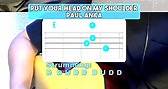 Put your head on my shoulder - Paul Anka | Basic Guitar Chords Tutorial For Beginners