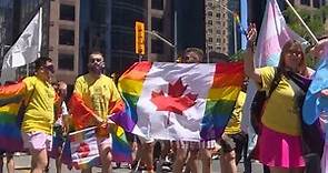 Crowds packed streets of Toronto for Canada’s largest pride parade