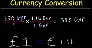 Currency Exchange Rates - How To Convert Currency