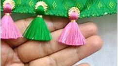 Elegant Saree Tassel Work with beads😍 #lovelytassel #saree #sareetassel #sareekuchulu #sareekuchu #kuchulu #tassels #kuchu #weddingsarees #bridalsarees #insta #indianwomenfashion #threadwork #instareels #sareepalluhangings #sareetassels #handcrafted #handmade #handwork #silksarees #pattusaree #india #fashion #artwork #trending #babykuchu #sareekuchudesign #viral | Lovely Tassel
