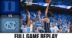 Duke vs. North Carolina Full Game Replay | 2023-24 ACC Men’s Basketball