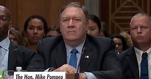 Pompeo testifies before Senate Foreign Relations Committee