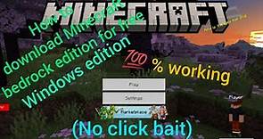 How to download Minecraft bedrock edition on Windows for free | 100% working | Cozy Horizon