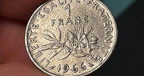 1966 France 1 Franc Coin • Values, Information, Mintage, History, and More