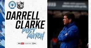 Post Match | Darrell Clarke's thoughts after Peterborough clash