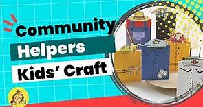 Community Helper Craft for Kids (Free Printable) | Community Helper Activity for Kids