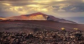 Mount Timanfaya Volcano in Lanzarote, Canary Islands, Spain Full HD Visit