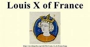 Louis X of France