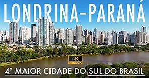 Cenas Jamais Vistas de LONDRINA no Paraná, 4º Maior Cidade do SUL do Brasil - 4K ULTRA HD