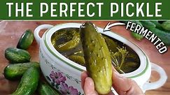 FERMENTED PICKLES - The Best Old Fashioned Dill Pickle Recipe! (No Rambling)
