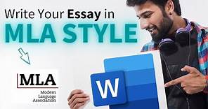 How to Format Your Essay in MLA Style with Microsoft Word - 2022