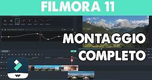 Montaggio Video Completo con Filmora 11 (Tutorial ITA)