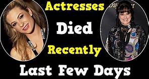 20 Famous Actresses Who Died Recently in the Last Few Days 2023