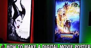 How to Build a Digital Movie Poster for Your Home Theater