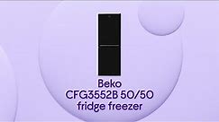 Beko CFG3552B 50/50 Fridge Freezer - Black - Product Overview
