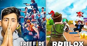 New Free Fire😱Roblox + Free Fire = ? - Garena Free + Roblox