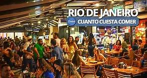 CUANTO CUESTA COMER EN RIO DE JANEIRO 2020. PRECIOS DE RESTAURANTES Y BARES DE RIO DE JANEIRO.