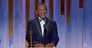 Wes Studi receives an Honorary Award at the 2019 Governors Awards