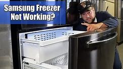 Samsung Refrigerator Freezer Not Working or Won't Cool Enough - Ideas to Test and Fix!