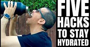 Are You Dehydrated? 5 Tips On How To Stay Hydrated / Healthy Hacks