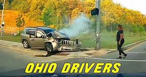 BEST OF OHIO DRIVERS 2023 | 20 Minutes of Road Rage, Accidents, Convenient Cop & More