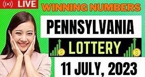Pennsylvania Evening Lottery Draw Results - 11 July 2023 - Pick 2 - Pick 3 - Pick 4 & 5 - Powerball