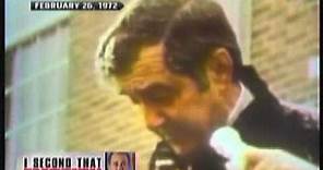 Ed Muskie cries before New Hampshire primary in 1972 (or did he?)