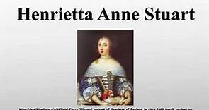 Henrietta Anne Stuart