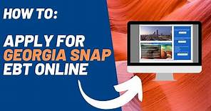 How to Apply for Georgia Food Stamps Online