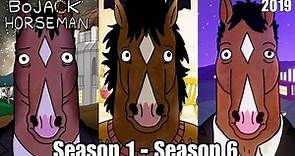 Every Bojack Horseman Opening Season 6 intro included (2014 - 2019) + End Credits "Back in the 90s"