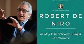 Robert De Niro | Cambridge Union