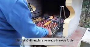 Griglia girevole per BBQ