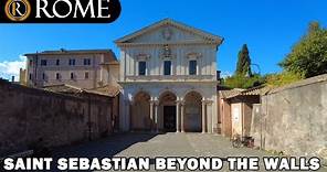Rome guided tour ➧ Saint Sebastian beyond the Walls - Quo Vadis [4K Ultra HD]